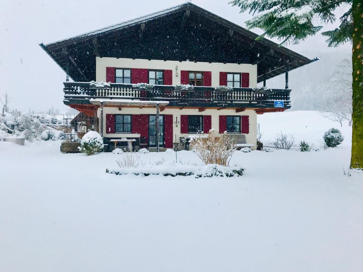 Ferienwohnung Draexl Garten Und Bergblick Nußdorf am Inn المظهر الخارجي الصورة